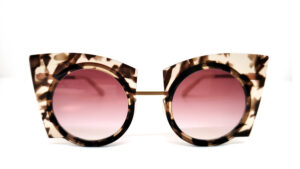 GAMINE Marais crystal havana- pink lenses