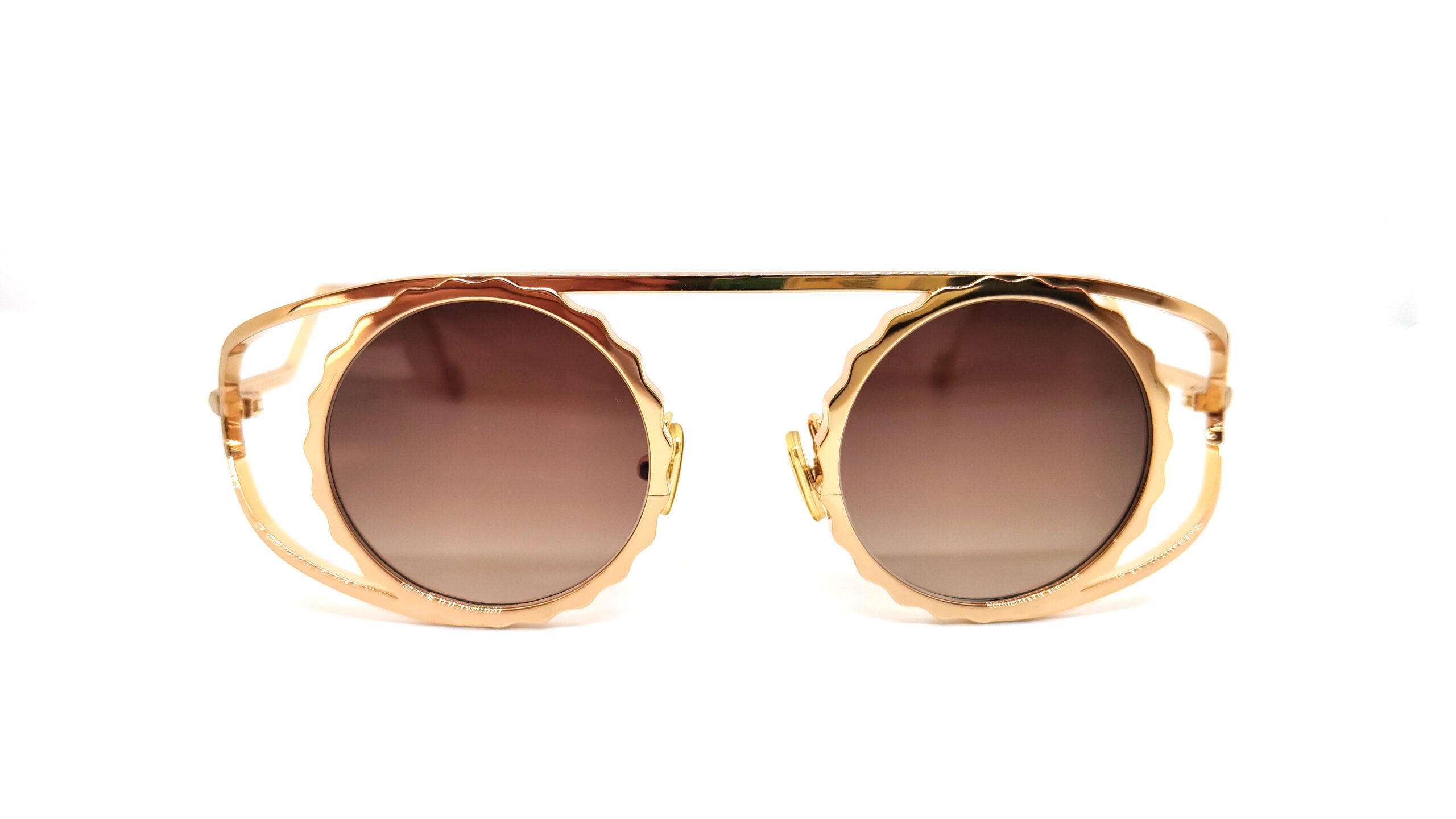 GAMINE Presta gold brown lenses