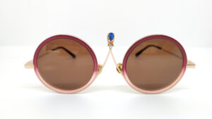 GAMINE Tulum gradient pink-brown lenses