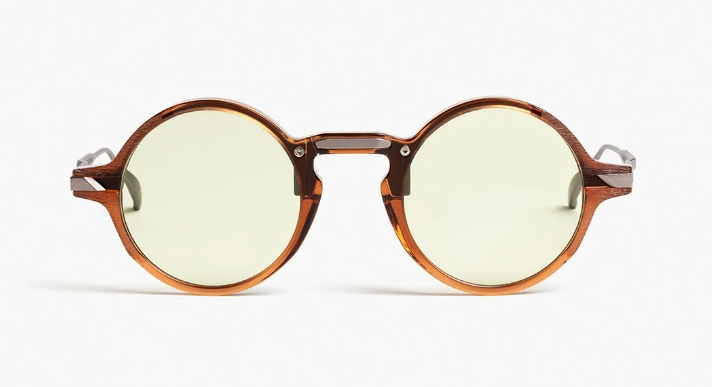 MOVITRA AM 01G crystal light brown-light green lenses