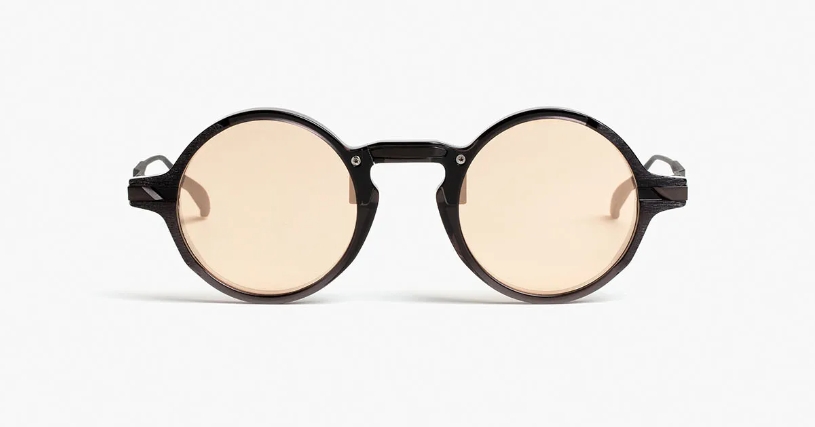 MOVITRA AM 01G crystal black-flash light gold lenses