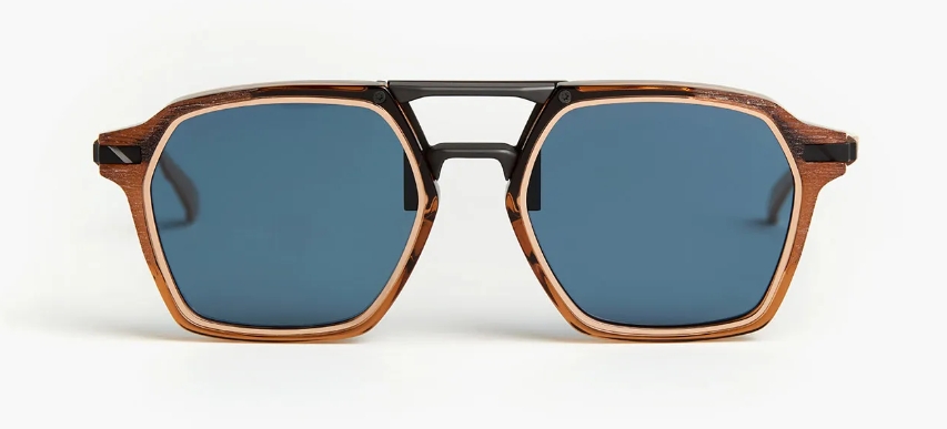 MOVITRA Climax 07 crystal light brown-polar blue lenses