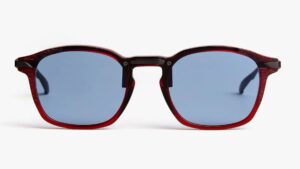 MOVITRA Inceptus 02 crystal burgundy-light blue lenses