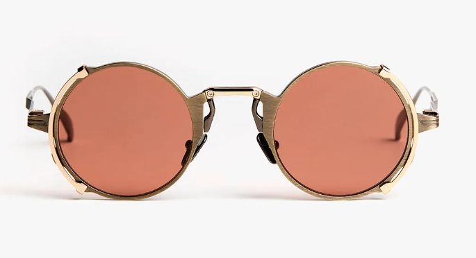 MOVITRA Tectum 01 antique gun rose gold-violet lenses